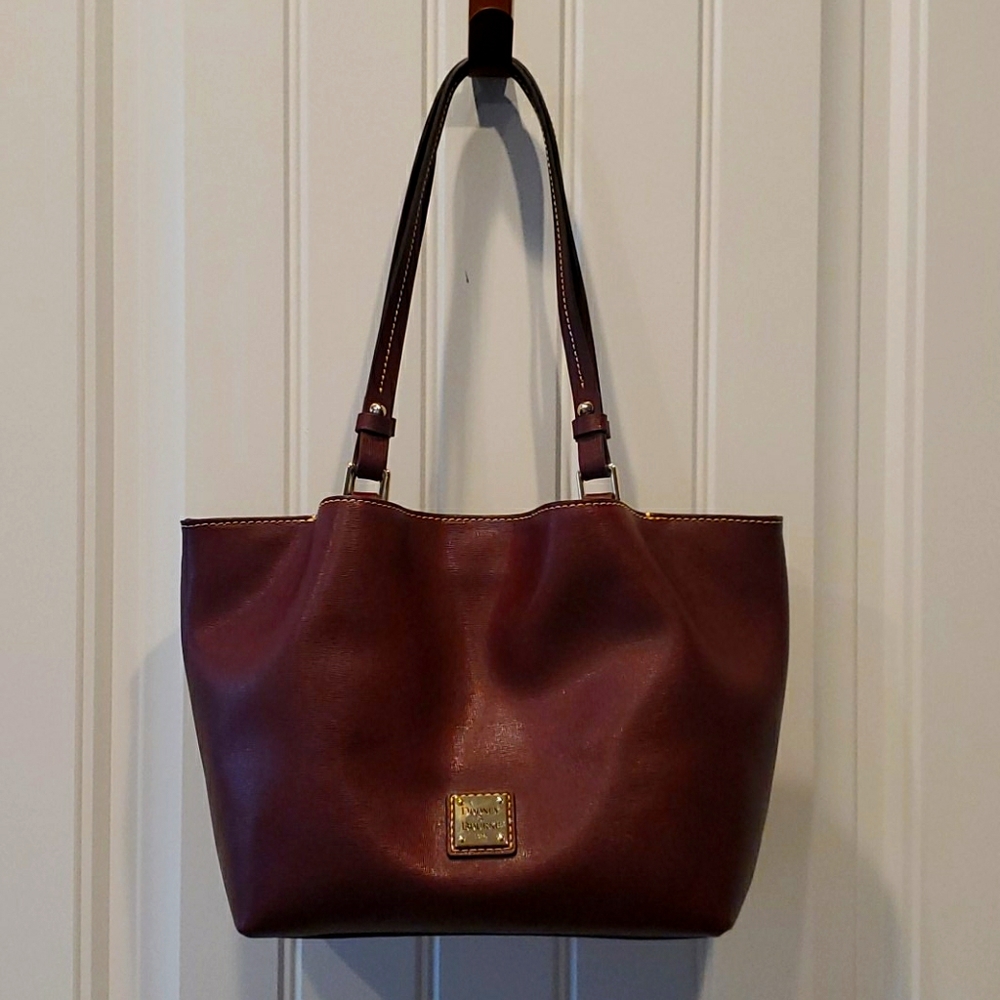 Dooney & Bourke Burgundy Small Flynn Shoulder Bag